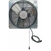 Iliving Silver 20 inch Shutter Exhaust Attic Garage Grow Fan with 2 Speed Thermostat 6 ft. 3 Plugs Cord ILG8SF20V-T